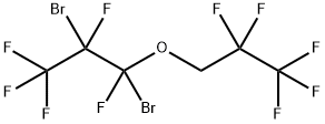 1,2-ジブロモペンタフルオロプロピル-2,2,3,3,3-ペンタフルオロプロピルエーテル 化学構造式