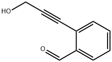 Benzaldehyde, 2-(3-hydroxy-1-propynyl)- (9CI) Structure