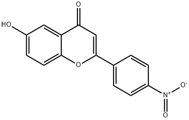ニトロゲニステイン 化学構造式