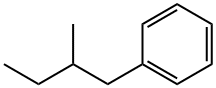 2-メチルブチルベンゼン 化学構造式