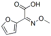α-[(Z)-メトキシイミノ]-2-フラン酢酸 化学構造式