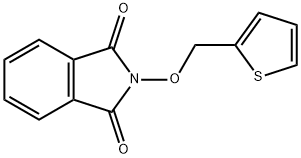 N-(2-噻吩甲氧基)邻苯二甲酰亚胺,39685-80-8,结构式