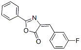 4-[(3-fluorophenyl)methylene]-2-phenyloxazol-5(4H)-one Structure