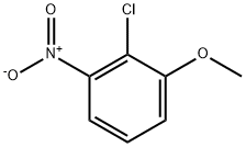 Benzene, 2-chloro-1-methoxy-3-nitro- Struktur