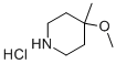 4-甲氧基-4-甲基哌啶盐酸盐 结构式