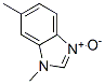 1H-Benzimidazole,1,6-dimethyl-,3-oxide(9CI) Struktur