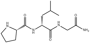 (D-LEU2)-MELANOCYTE-STIMULATING HORMONE-RELEASE INHIBITING FACTOR, 39705-60-7, 结构式