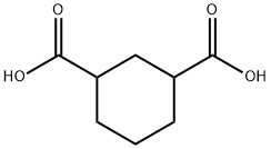 1,3-シクロヘキサンジカルボン酸 (cis-, trans-混合物) 化学構造式