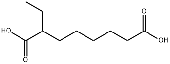 2-エチルスベリン酸 化学構造式