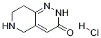5,6,7,8-Tetrahydropyrido[4,3-c]pyridazin-3(2H)-one hydrochloride 结构式