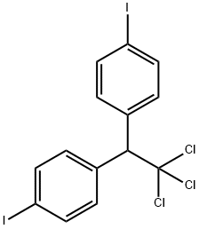 2,2-ビス(4-ヨードフェニル)-1,1,1-トリクロロエタン 化学構造式