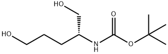 (R)-2-TERT-BUTYLOXYCARBONYLAMINO-PENTANE-1,5-DIOL Structure