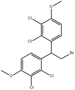 1,1'-(2-BroMoethylidene)bis[2,3-dichloro-4-Methoxy-benzene Struktur