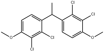 1,1'-Ethylidenebis[2,3-dichloro-4-Methoxy-benzene,397301-41-6,结构式