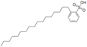 heptadecylbenzenesulphonic acid Struktur