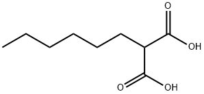 ヘプタン-1,1-ジカルボン酸 化学構造式