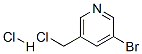 3-BROMO-5-(CHLOROMETHYL)PYRIDINE HYDROCHLORIDE Structure