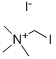 N,N,N-トリメチルヨードメタンアミニウム·ヨージド 化学構造式