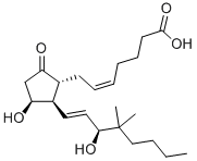 16,16-DIMETHYL PROSTAGLANDIN E2 Structure