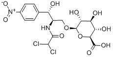 氯霉素葡糖苷酸, 39751-33-2, 结构式