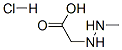 Methylhydrazinoacetate hydrochloride Structure