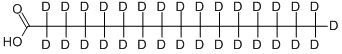 HEXADECANOIC-D31 ACID Structure