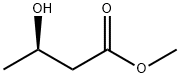 (R)-(-)-3-ヒドロキシ酪酸メチル 化学構造式