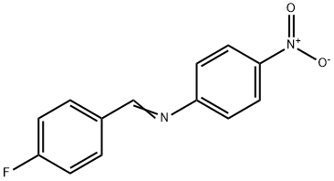 N-(4-Nitrophenyl)-4-fluorobenzenemethanimine Struktur