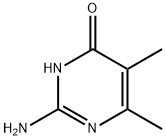 2-アミノ-5,6-ジメチルピリミジン-4(1H)-オン 化学構造式