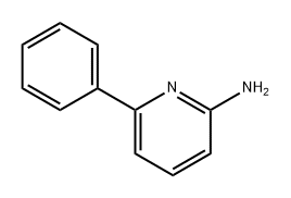 2-アミノ-6-フェニルピリジン 化学構造式