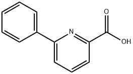 6-フェニルピリジン-2-カルボン酸 化学構造式
