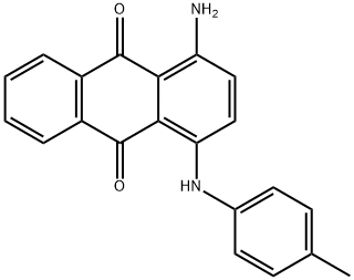 1-Amino-4-[(4-methylphenyl)amino]-9,10-anthracenedione Structure