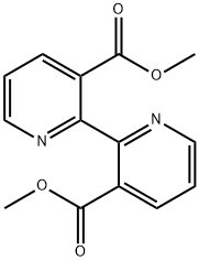 2,2'-联吡啶-3,3'-二羧酸甲酯 结构式
