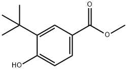 3-TERT-BUTYL-4-HYDROXYBENZOIC ACID METHYL ESTER Structure