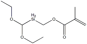Γ-甲基丙烯酰氧基丙基甲基二甲氧基硅烷 结构式