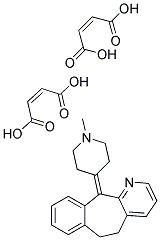 6,11-Dihydro-11-(1-methyl-4-piperidinyliden-5H-benzo(5,6)cy-clohepta(1,2-b)pyridin,(Z)-2-butendioat (1:2)