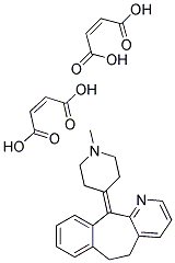 马来酸阿扎他啶 结构式