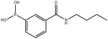 3-(BUTYLAMINOCARBONYL)PHENYLBORONIC ACID Structure