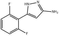 5-(2,6-Difluorophenyl)-1H-pyrazol-3-amine Struktur