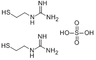 (2-MERCAPTOETHYL)-GUANIDINE SULFATE,3979-00-8,结构式