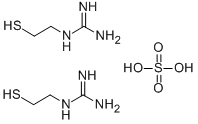 (2-MERCAPTOETHYL)-GUANIDINE SULFATE 结构式