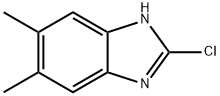 2-クロロ-5,6-ジメチル-1H-ベンズイミダゾール 化学構造式