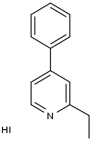 1-ethyl-4-phenylpyridinium iodide Struktur