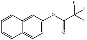 Acetic acid, 2,2,2-trifluoro-, 2-naphthalenyl ester,398-49-2,结构式