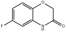 6-フルオロ-2H-1,4-ベンゾオキサジン-3(4H)-オン 化学構造式