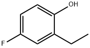 2-エチル-4-フルオロフェノール 化学構造式