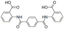 2,2'-[1,4-phenylenebis (carbonylimino)] bis-Benzoic acid Structure