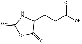2,5-dioxooxazolidine-4-propionic acid  Struktur