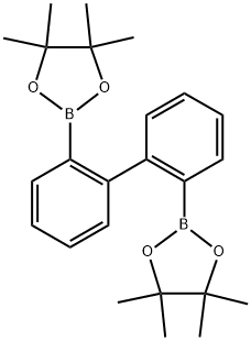 2,2'-ビス(4,4,5,5-テトラメチル-1,3,2-ジオキサボロラン-2-イル)-1,1'-ビフェニル 化学構造式
