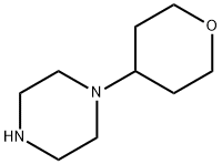 1-(テトラヒドロ-2H-ピラン-4-イル)ピペラジン DIHYDROCHLORIDE 化学構造式